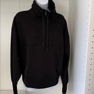Old Navy black 1/2 zip pullover